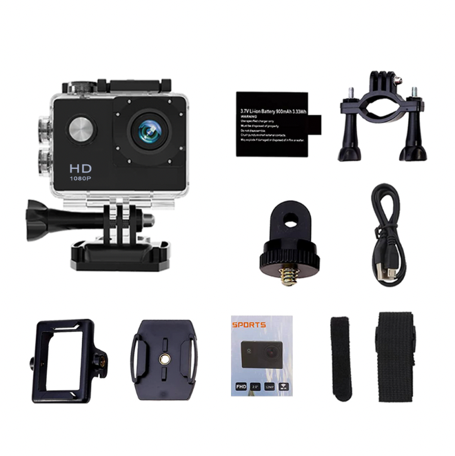 Câmera de Ação Smart Pro 4K – Resistência Máxima e Qualidade de Cinema!