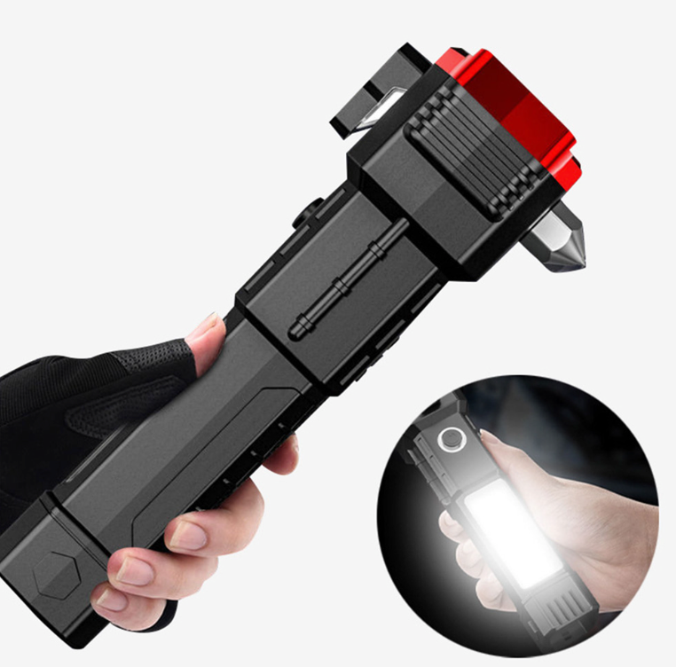 Lanterna Falcon 5 em 1 Tática com PowerBank Integrado