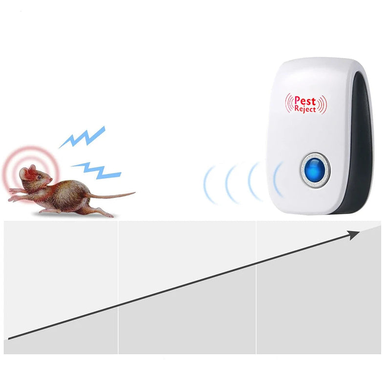Ultrasonic repelente de mosquitos baratas ratos e outros insetos indesejáveis.