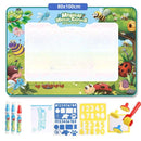 Tapete de Desenho Água Mágica + Canetas Mágicas Reutilizáveis para Crianças