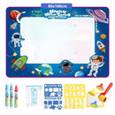 Tapete de Desenho Água Mágica + Canetas Mágicas Reutilizáveis para Crianças