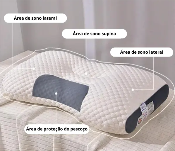Travesseiro Orto Confort Plus – Suporte na medida com tecnologia anti-ácaro