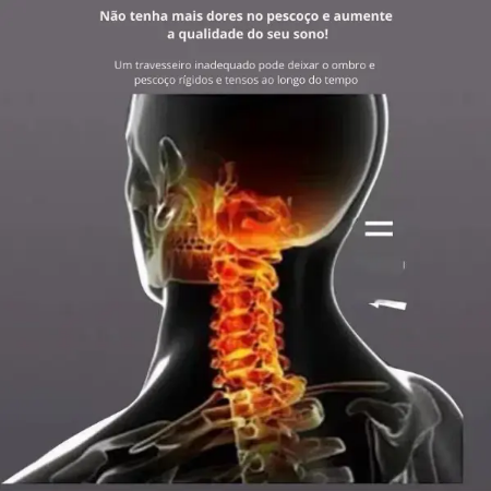 Travesseiro Orto Confort Plus – Suporte na medida com tecnologia anti-ácaro