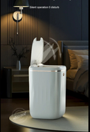 Lixeira Inteligente com Sensor Automático e Luz UV – 22L | À Prova D'Água | Abertura por Sensor ou Botão | Ideal para Cozinha, Banheiro e Escritório