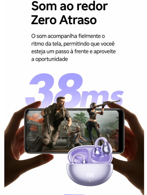Xiaomi Mijia Wireless Earphone M91 é um fone de ouvido sem fio com design de clip
