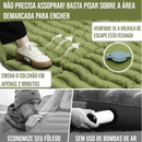 Colchão Inflável Portátil com Travesseiro Dobrável