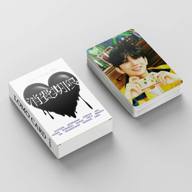 Conjunto Exclusivo 55Pcs - Photocards S.Coups, Vernon, The8 e mais! 🇯🇵
