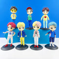 Mini Figuras BTS K-pop – RM, Jin, Suga, J-Hope, Jimin, V, Jungkook (Edição Limitada 7 Peças)