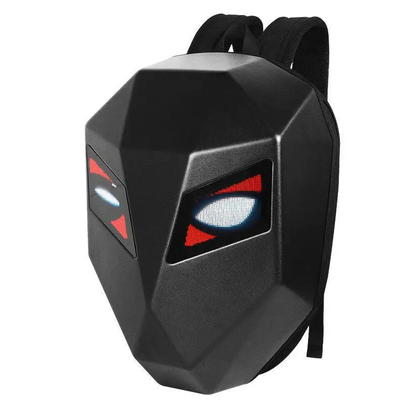 Mochila LED Smart &nbsp;para Ciclismo e Moto – Controle por APP | À Prova d'Água | Hard Shell