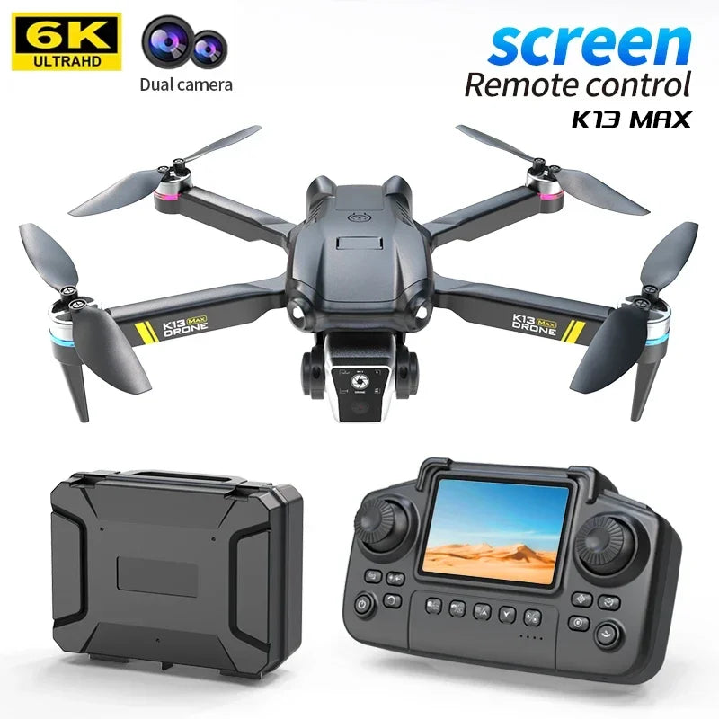 Drone K13 MAX 8K com Câmera Dupla HD – Profissional, Inteligente e Potente