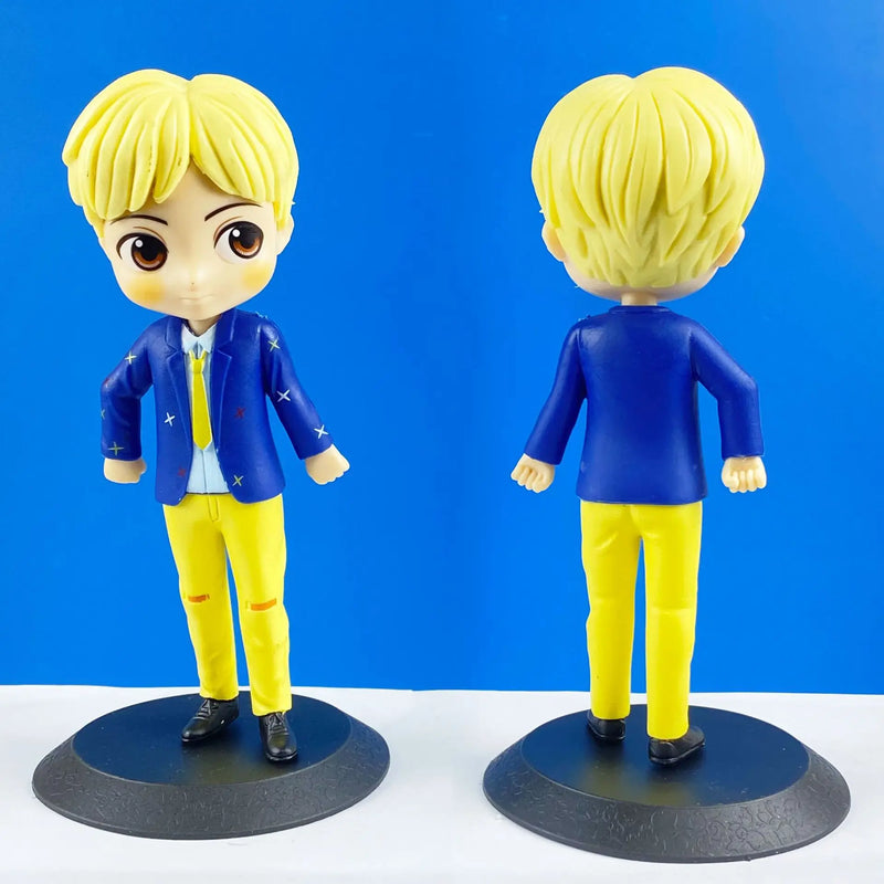 Mini Figuras BTS K-pop – RM, Jin, Suga, J-Hope, Jimin, V, Jungkook (Edição Limitada 7 Peças)