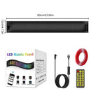 Painel LED Flexível "Demon Eyes" para Carros e Caminhões via Bluetooth