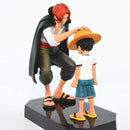 🏴‍☠️ Action Figure Shanks e Luffy - One Piece - Bandai - PVC 🏴‍☠️