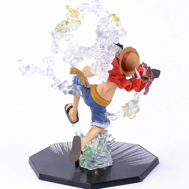 Figura de Coleção One Piece – Luffy, Portgas D. Ace e Roronoa Zoro - Estátuas em PVC para Presentes