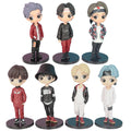 🌟 Coleção BTS Completa – 7 Mini Bonecos de 15cm para ARMYs!