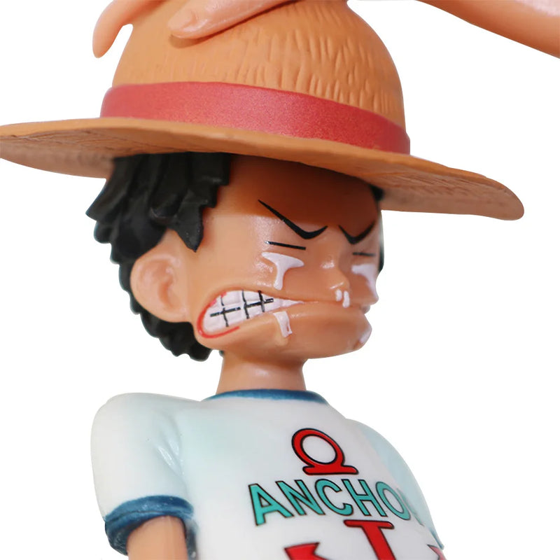 🏴‍☠️ Action Figure Shanks e Luffy - One Piece - Bandai - PVC 🏴‍☠️