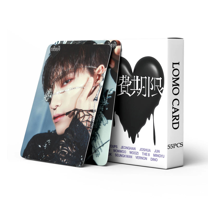 Conjunto Exclusivo 55Pcs - Photocards S.Coups, Vernon, The8 e mais! 🇯🇵