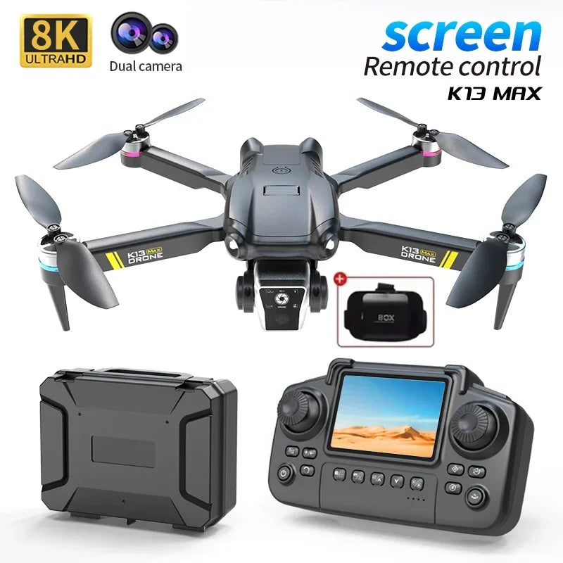 Drone K13 MAX 8K com Câmera Dupla HD – Profissional, Inteligente e Potente