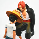 🏴‍☠️ Action Figure Shanks e Luffy - One Piece - Bandai - PVC 🏴‍☠️