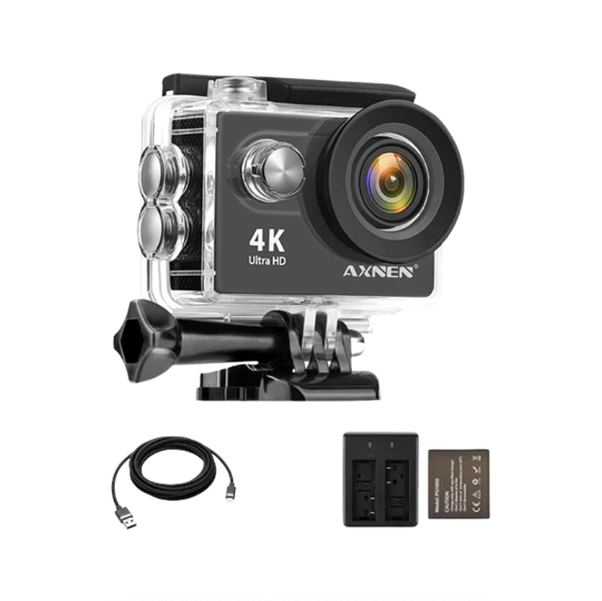Câmera de Ação Smart Pro 4K – Resistência Máxima e Qualidade de Cinema!