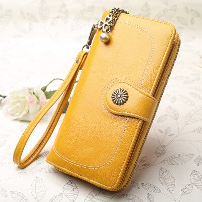 Carteira Feminina Broche Flor