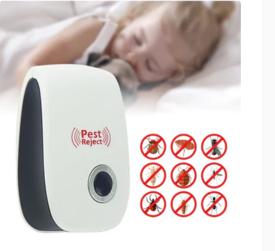 Ultrasonic repelente de mosquitos baratas ratos e outros insetos indesejáveis.